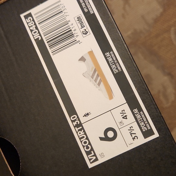 Adidas Dark Blue Sneakers with Light Blue Stripes - Picture 12 of 13